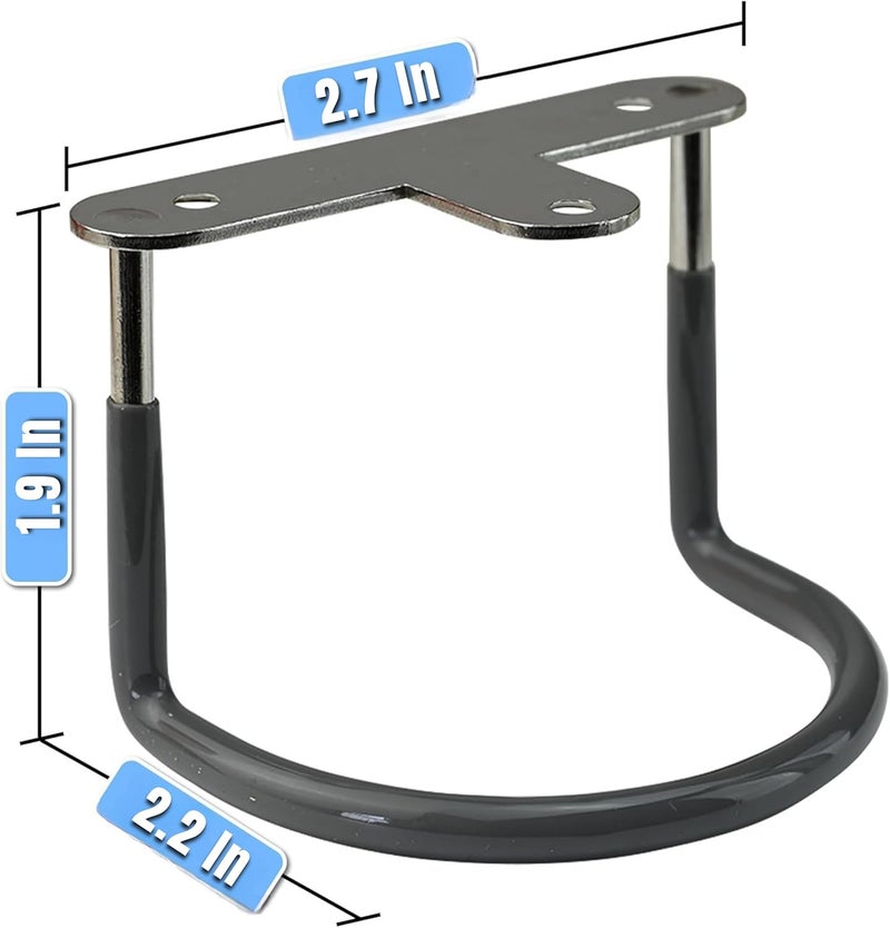 Skywin TidyFriend Rubberized Under Desk Laptop Mount - 3 Racks in 1 Sets, Laptop Under Desk Mount, Organizer Rack with Screws - Image 2